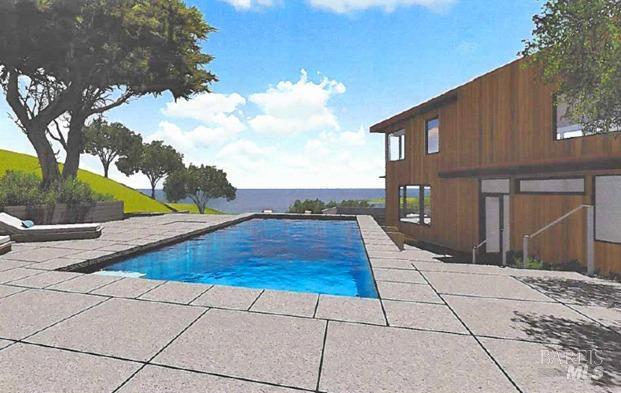 86 Sugarloaf Dr, Tiburon, CA 94920 - outdoor pool with a patio area