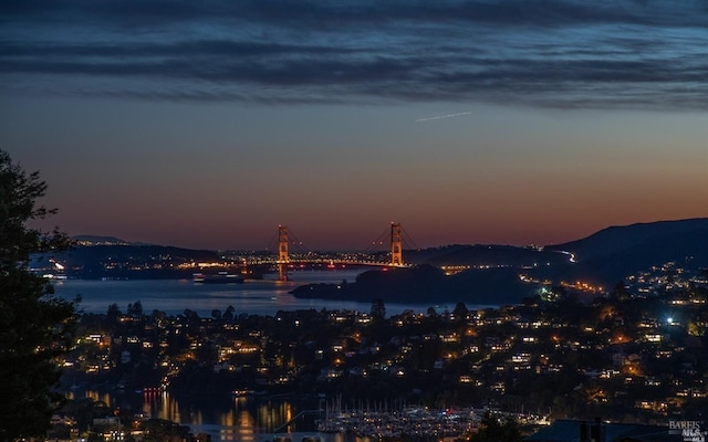 86 Sugarloaf Dr, Tiburon, CA 94920 - property's view of city with a water and mountain view