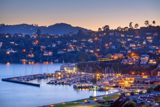 86 Sugarloaf Dr, Tiburon, CA 94920 - city view featuring a water and mountain view and a marina