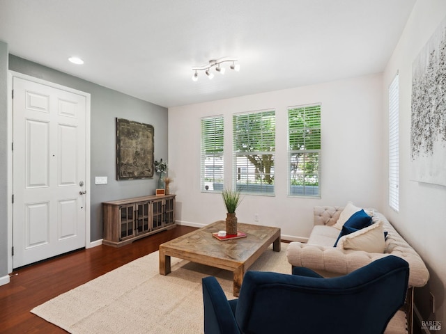 2342 Bell Flower Ln, Santa Rosa, CA 95404 - living area with wood finished floors and recessed lighting