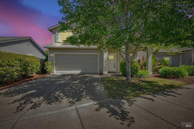 119 Philip Dr, Healdsburg, CA 95448 - obstructed view of property featuring driveway and an attached garage