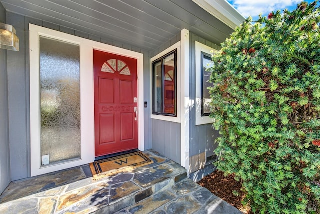 view of entrance to property