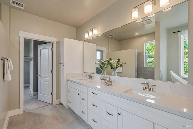 12 Rose Ct, Novato, CA 94945 - full bathroom with double vanity and baseboards