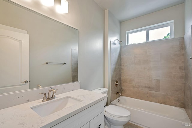 12 Rose Ct, Novato, CA 94945 - full bathroom featuring toilet, vanity, and shower / bath combination