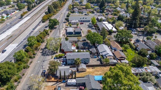 birds eye view of property featuring a residential view