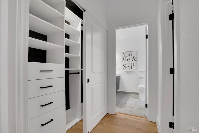 view of closet