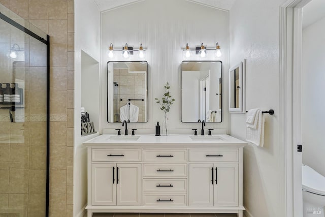1006 Armsby Way, Suisun City, CA 94585 - full bath with a stall shower, double vanity, and toilet