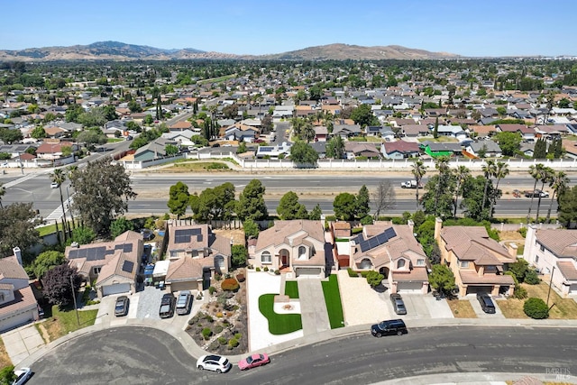1006 Armsby Way, Suisun City, CA 94585 - aerial overview of property's location with nearby suburban area and mountains