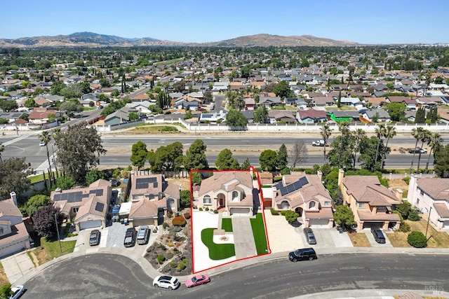 1006 Armsby Way, Suisun City, CA 94585 - view of property location with nearby suburban area, property boundaries highlighted, and mountains