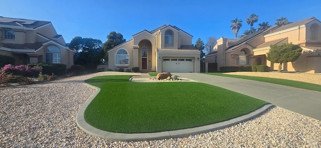 1006 Armsby Way, Suisun City, CA 94585 - mediterranean / spanish home featuring concrete driveway, a garage, and stucco siding