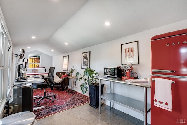 1416 F St, Napa, CA 94559 - office featuring vaulted ceiling and baseboards