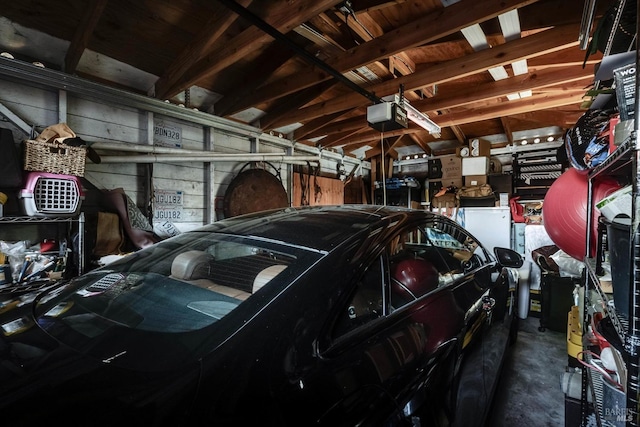 1416 F St, Napa, CA 94559 - garage featuring a garage door opener