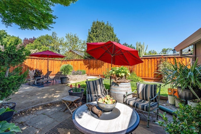 1416 F St, Napa, CA 94559 - fenced backyard featuring a patio