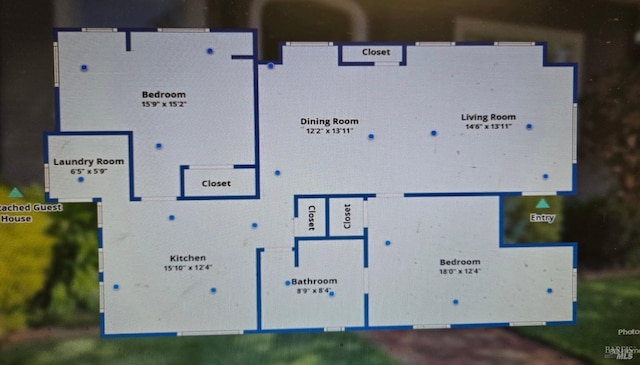 1416 F St, Napa, CA 94559 - view of floor plan / room layout