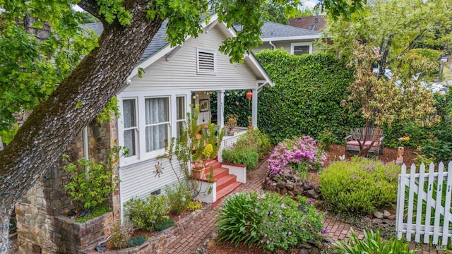view of home's exterior