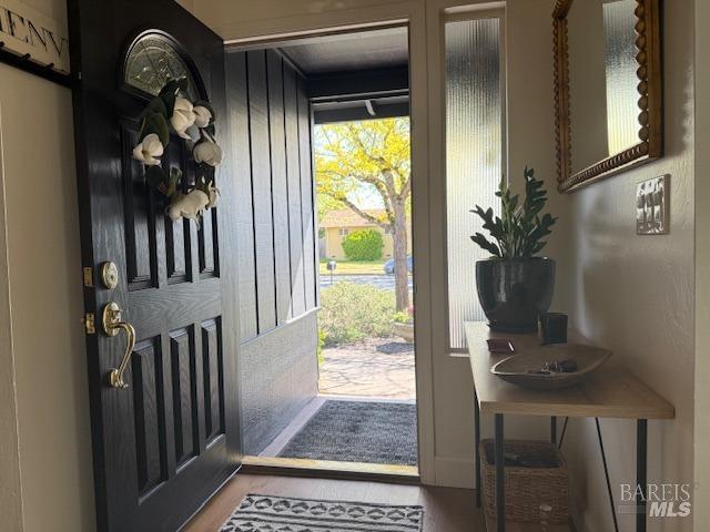 1901 Peterson Ln, Santa Rosa, CA 95403 - entryway with wood finished floors