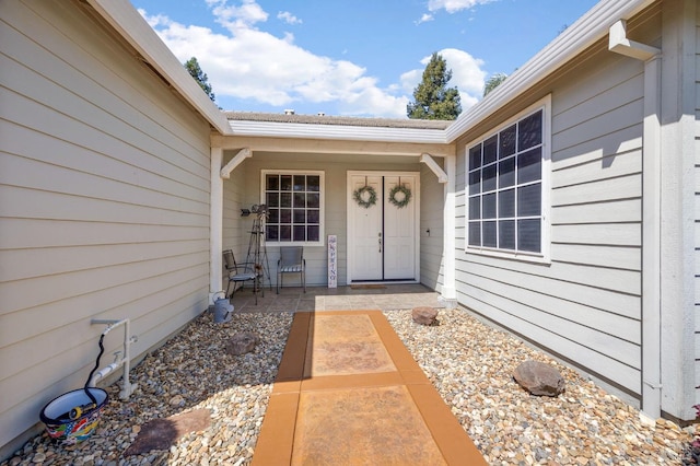 view of entrance to property