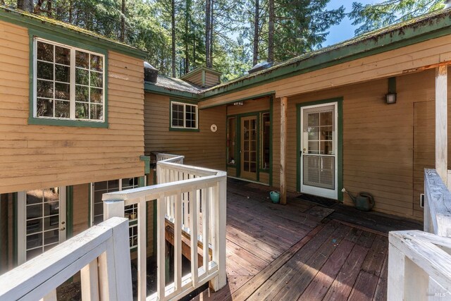 28900 Timberline Rd, Willits, CA 95490 - view of deck