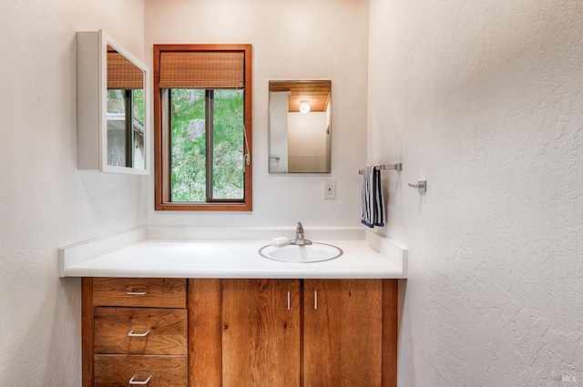 2 Pine Flat Rd, Cazadero, CA 95421 - bathroom featuring a textured wall and vanity