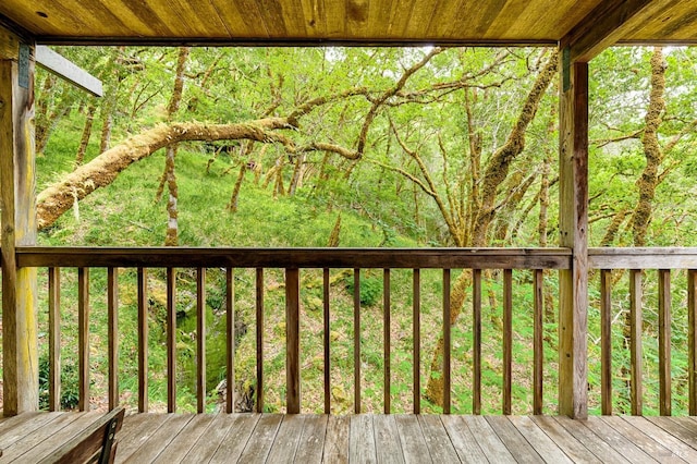 2 Pine Flat Rd, Cazadero, CA 95421 - deck featuring a view of trees