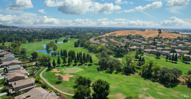 4575 Avondale Cir, Fairfield, CA 94533 - aerial perspective of suburban area with a large body of water and a local golf course