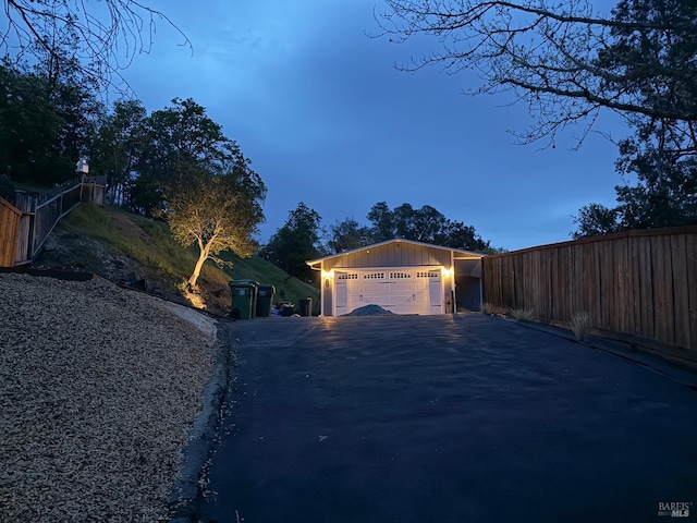8 Shon Ct, Novato, CA 94947 - view of front facade featuring fence, board and batten siding, and driveway