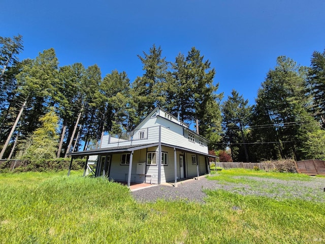 view of property exterior