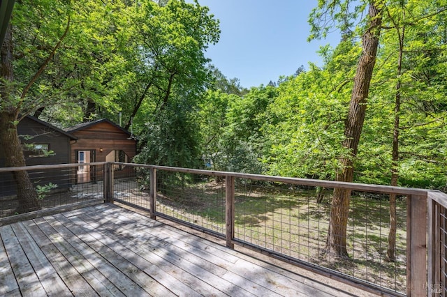 view of deck