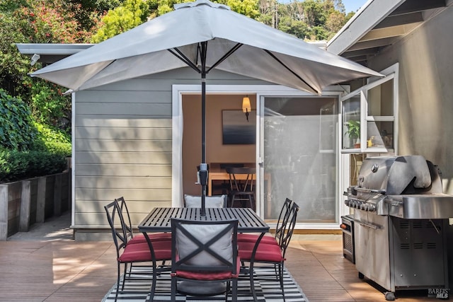 90 Corte Placida, Greenbrae, CA 94904 - view of patio / terrace with outdoor dining area and area for grilling