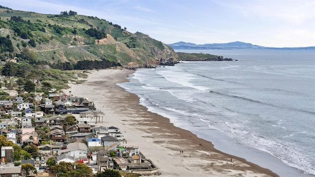 1 Joaquin Patio, Stinson Beach, CA 94970 - view of water feature featuring a view of the beach and a mountain view