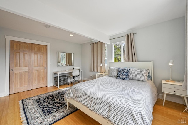 1 Joaquin Patio, Stinson Beach, CA 94970 - bedroom with baseboards and wood finished floors