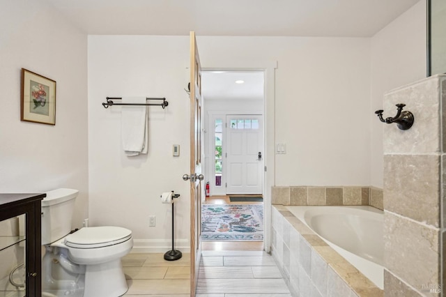 1 Joaquin Patio, Stinson Beach, CA 94970 - bathroom with a garden tub and toilet