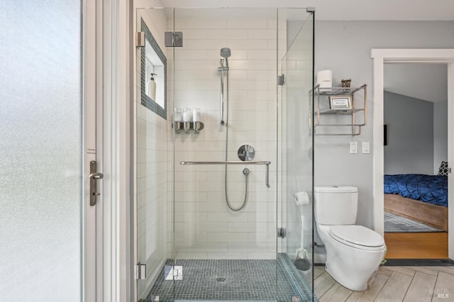 1 Joaquin Patio, Stinson Beach, CA 94970 - bathroom featuring a stall shower and toilet