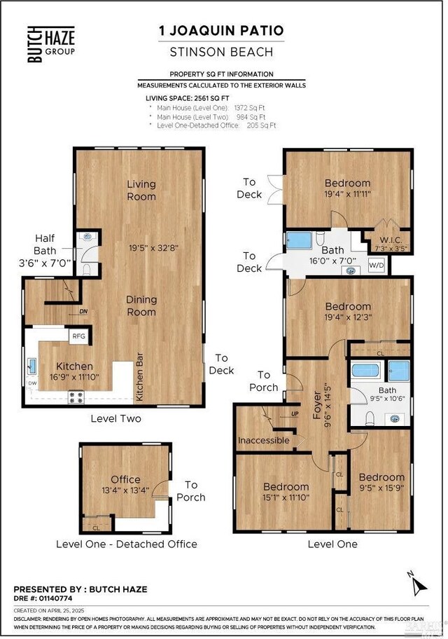 1 Joaquin Patio, Stinson Beach, CA 94970 - plan