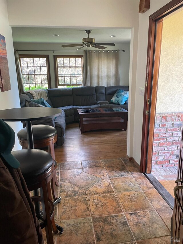 639 E 5th St, Benicia, CA 94510 - garage with freestanding refrigerator and a garage door opener