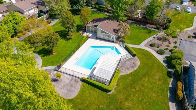 drone / aerial view