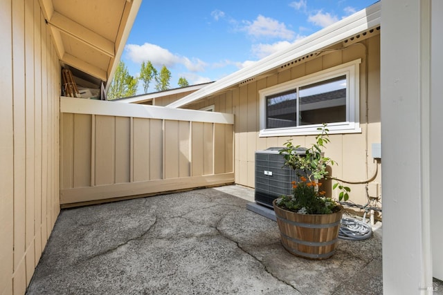 view of patio / terrace with cooling unit