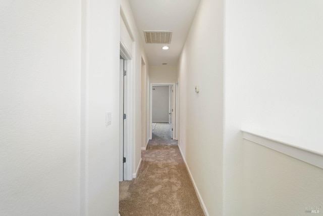 1606 Chamberlain Dr, Fairfield, CA 94533 - hall featuring recessed lighting, visible vents, light colored carpet, and baseboards
