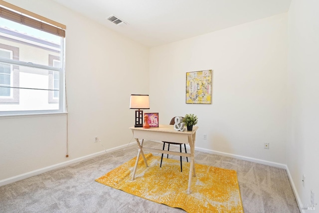 1606 Chamberlain Dr, Fairfield, CA 94533 - carpeted home office featuring visible vents and baseboards