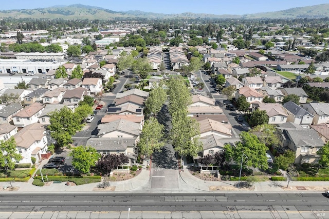 1606 Chamberlain Dr, Fairfield, CA 94533 - birds eye view of property with a mountain view and a residential view