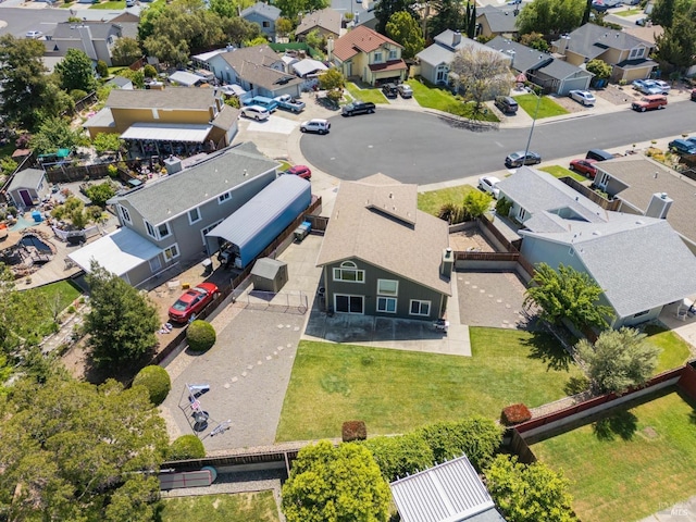 birds eye view of property featuring a residential view