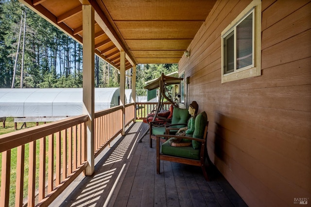 view of deck