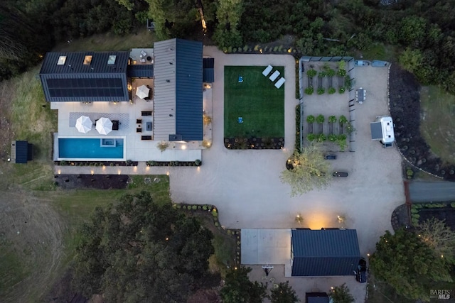 drone / aerial view