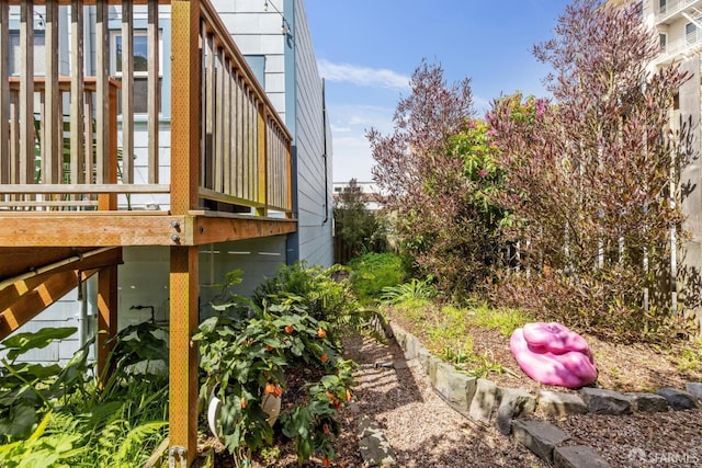 22 Wood St, San Francisco, CA 94118 - view of side of property featuring a deck