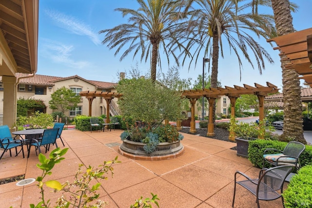 401 N Ave Unit 310, San Rafael, CA 94903 - view of patio with a pergola