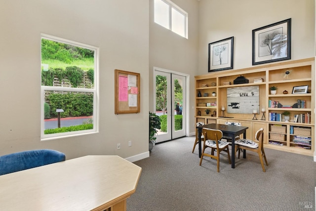 401 N Ave Unit 310, San Rafael, CA 94903 - carpeted office with a high ceiling and baseboards