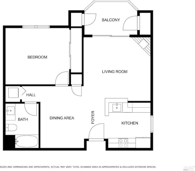 401 N Ave Unit 310, San Rafael, CA 94903 - view of layout