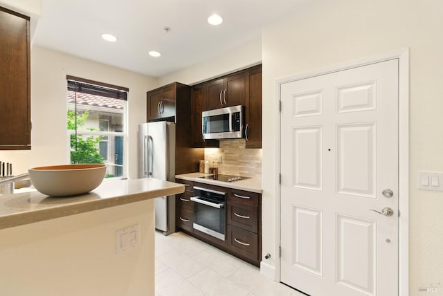 401 N Ave Unit 310, San Rafael, CA 94903 - living room with recessed lighting, baseboards, light wood finished floors, and a tile fireplace