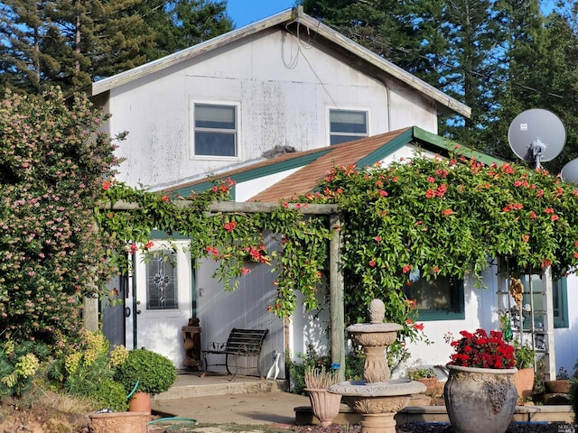 view of rear view of house