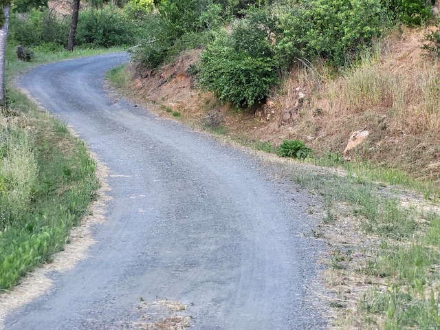 view of road